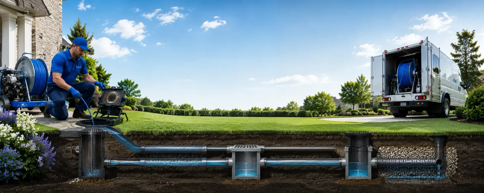 Outdoor drain cleaning information for Mills, PA